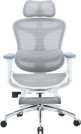 Крісло офісне з підставкою для ніг Sihoo DORO C300L Mesh White with footrest