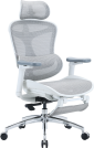 Крісло офісне з підставкою для ніг Sihoo DORO C300L Mesh White with footrest