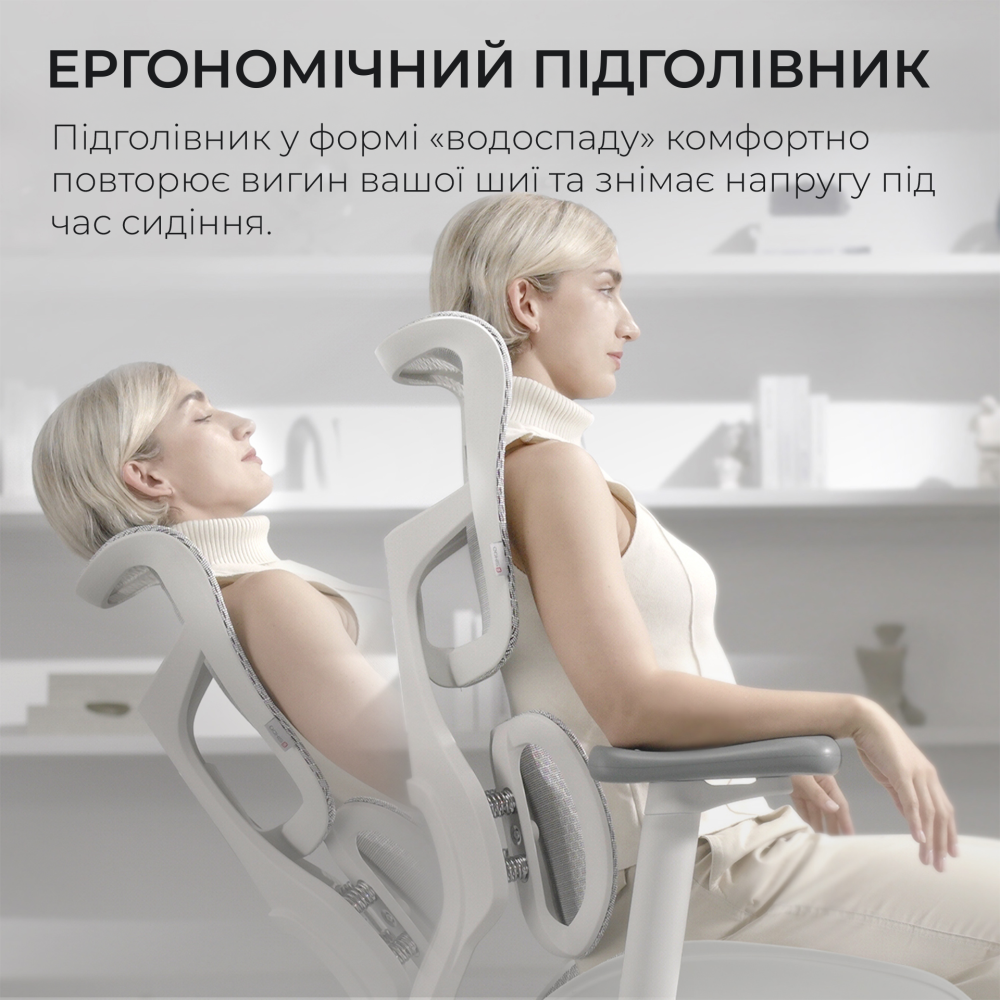 Крісло офісне Sihoo DORO S100 Mesh White