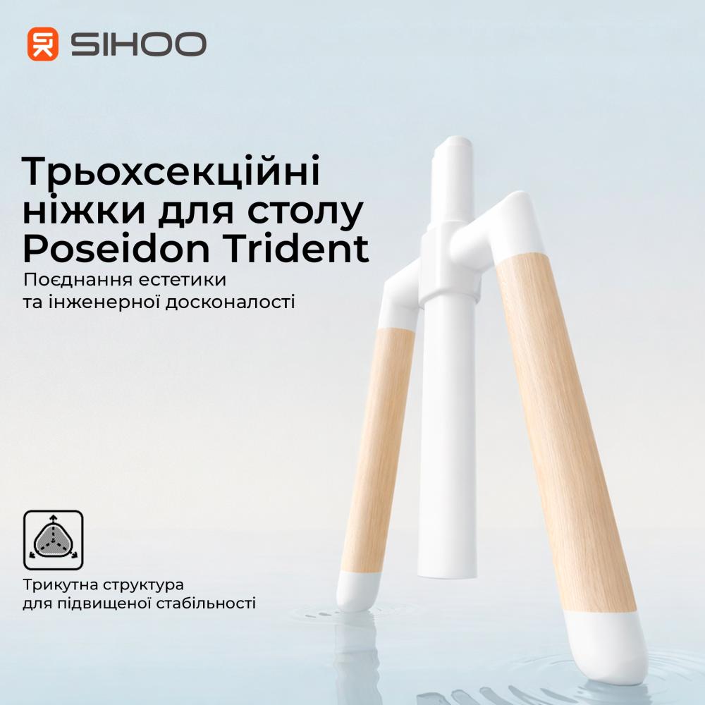 Комп'ютерний стіл з електрорегулюванням висоти Sihoo D07 1.8m Maple/White
