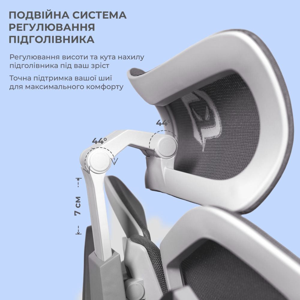 Крісло геймерське Sihoo Xallking X5C Mesh Grey