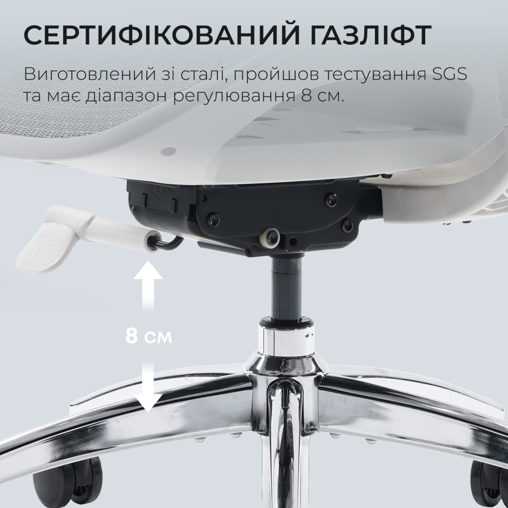 Крісло офісне Sihoo DORO S100 Mesh White