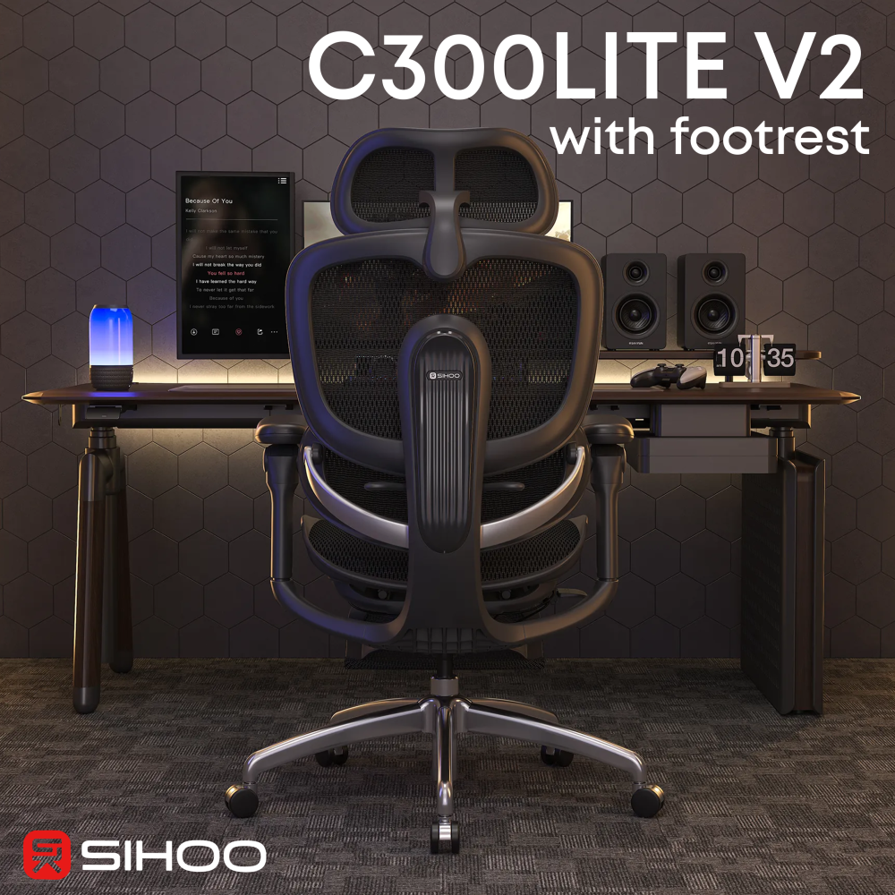 C300LITEV2FootrestBlack