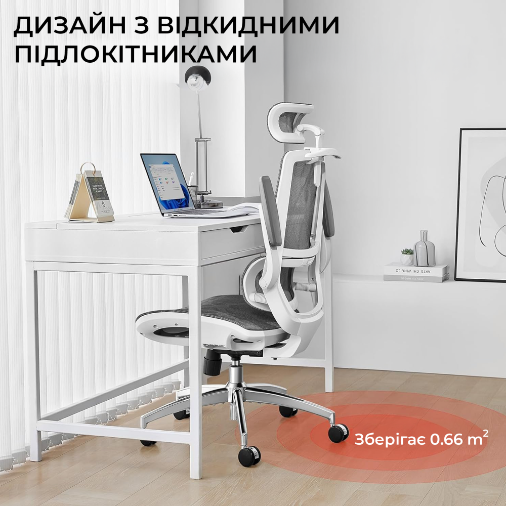 Крісло офісне Sihoo M59AS Mesh Gray